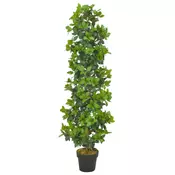 vidaXL Umjetno stablo lovora s posudom zeleno 150 cm