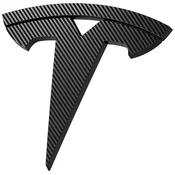 Dodatni pribor Spigen Tesla Front Emblem Logo Full Cover, carbon - Tesla Model 3 2024 (ACP08548)