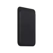 Usnjena torbica Apple iPhone MagSafe, črna (MM0Y3ZM / A)