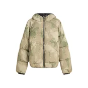 Bershka Prehodna jakna kaki/oliva/pastelno zelena