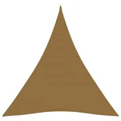 Vidaxl Senčno jadro 160 g/m2 taupe 4x5x5 m HDPE