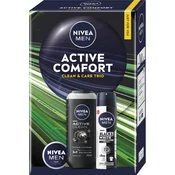Kartuša: NIVEA M AP sprej B&W Inv. Original 150 ml + SG Active Clean 250 ml + krema MEN 30 ml kos