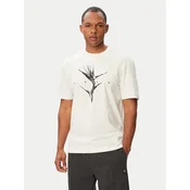 HUGO Majica Darise 50563436 Bela Relaxed Fit
