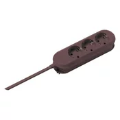 Bachmann Bachmann SMARTLINE notranji 3AC izhodi 3m rjavi podaljšek Bachmann 388.471 razdelilna letev rjava vtičnica 1 kos, (20635861)