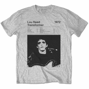 Lou Reed Transformer Track List Marl Grey L Majica