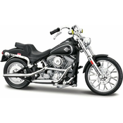 Maisto - HD - Motorno kolo - 1984 FXST Softail, pretisni omot, 1:18