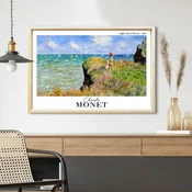 Wallxpert Slika 4262AHSMONET-004, 42x62 cm