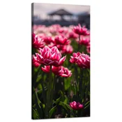 shumee Platno z motivom tulipana, cvetja, 40x80 cm, šopek rož