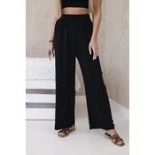 Kesi Włoski Wide-leg trousers black