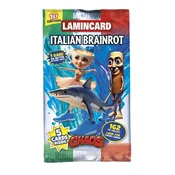 Zbirateljske kartice Brainrot Italian Brainrot - paket 5 kartic, Wave 3