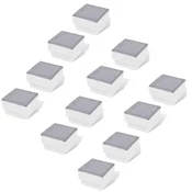 Vidaxl LED talne svetilke 12 kosov 100x100x68 mm