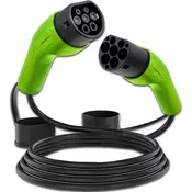 Qoltec 52474 KABEL EV TYP2 DO LAĐENJA AUTOMOBILA | 22KW | 32A | 5M