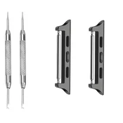 INF Črn priključek za pašček ure za Apple Watch 40-22 mm, (5000079289)