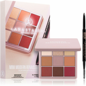 Anastasia Beverly Hills Mini Modern Renaissance Set darilni set za oči in obrvi odtenek Dark Brown Pencil