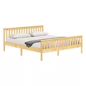 eoshop Masivna borova zakonska postelja TORINO 180x200, lakirana, z letvenim dnom