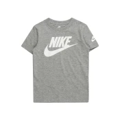 Nike Sportswear Majica Futura Evergreen pegasto siva/bela