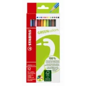 STABILO GREENcolors Farbstifte Višebojno 12 kom