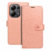 OVITEK ZA XIAOMI REDMI NOTE 13 PRO 4G/POCO M6 PRO 4G HEYCASE MAGNET WALLET MANDALA PEACH