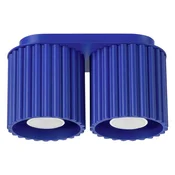 Modro kovinsko točkovno svetilo 10x21 cm Zora – Sollux