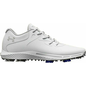 Under Armour Womens UA Charged Breathe 2 Golf Shoes White/Metallic Silver 40,5