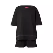 HUGO Pižama 50561609 Črna Relaxed Fit