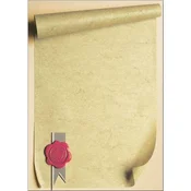 Diploma A4 - motiv pečata, 170 g/m2, 25 kosov