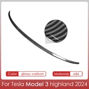 Tesla model 3 Highland Spoiler – Barva: Ogljikova Vlakna Sijaj