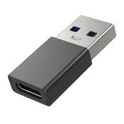 BLUE STAR Blue Star, Adapter USB-C Ženski v USB 3.0 Moški Visoka Hitrost 5Gbps, Črna, (5000276750)