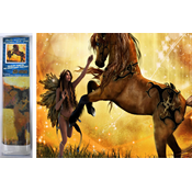 Norimpex - Puzzle Diamantna slika: Krotenje konja 30x40cm - 1 - 39 kosov