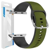BE Remen za Apple Watch , silikonska koža, zelene boje