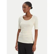 Calvin Klein Bluza LV044E267G Bež Slim Fit