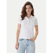 Guess Jeans Polo majica W5GP73 KCYR1 Bela Regular Fit