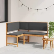 Vrtna stolica Smeda 140 x 100 x 91cm Cvrsto drvo akacije