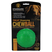 Starmark Treat Dispensing Chew Ball - M/L: oko O 9 cm