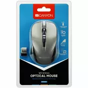 Canyon - Bežicni miš 800/1000/1200 DPI 2xAAA siva