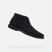 Moški gležnjarji Geox Brayden 2fit modre barve