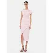 Rinascimento Cocktail obleka CFC0019898002 Roza Regular Fit