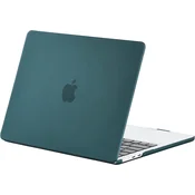 Ovitek EooCoo za MacBook Air 15,3 (M2/M3, Touch ID, modeli A3114/A2941) – Mat Temno Zelena