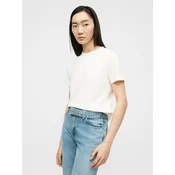 HUGO Majica Damacia_7 50561233 Écru Regular Fit