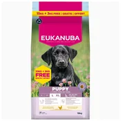 Eukanuba Premium Nutrition Puppy Large & Giant Breed piletina - 15 + 3 kg gratis!