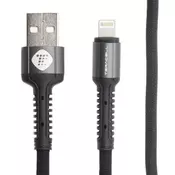 Teracell Evolution kabl za punjac USB A (muški) na lightning (muški) 1m crni