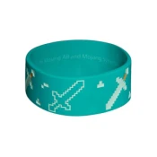 Minecraft Explorer Rubber Bracelet-One Size-Multicolor