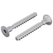 Vidaxl Vijak 2 szt. Cinkano 5 x 40 mm elezo