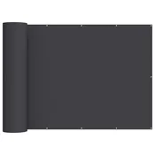 Vidaxl Zaslon za zasebnost na balkonu 180 x 800 cm Blago s PU prevleko