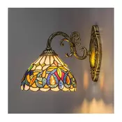 Brilagi - Tiffany vitražna zidna lampa LUISA 1xE27/40W/230V