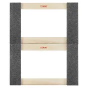VEVOR Voziček za pohištvo 762x4572x130 mm rjave barve