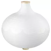 RISBYN Abažur visilice, oblik luka/bela, 57 cm