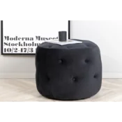 Venture Design Puf Benjamin 55x44 cm črn