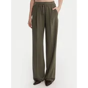 Marella Hlače iz tkanine Vanto 2523136065 Zelena Regular Fit