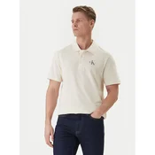 Calvin Klein Jeans Polo majica Easy Monologo LV04RF209G Bež Regular Fit
